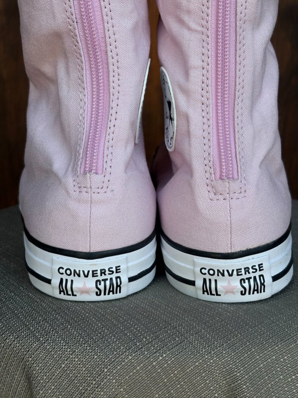 Converse Chuck Taylor XX-Hi Double Lace Summit Pink Knee High NWOB Size 10 W - Picture 12 of 14